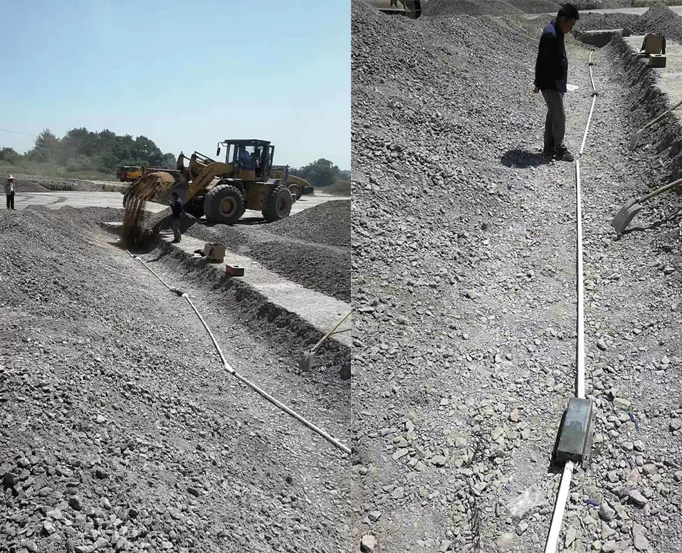 南宁宾阳公路路基动态沉降监测现场