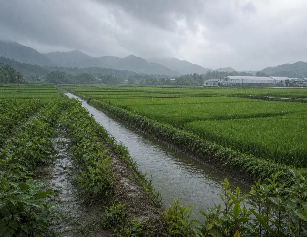 农田降雨与灌溉管理场景