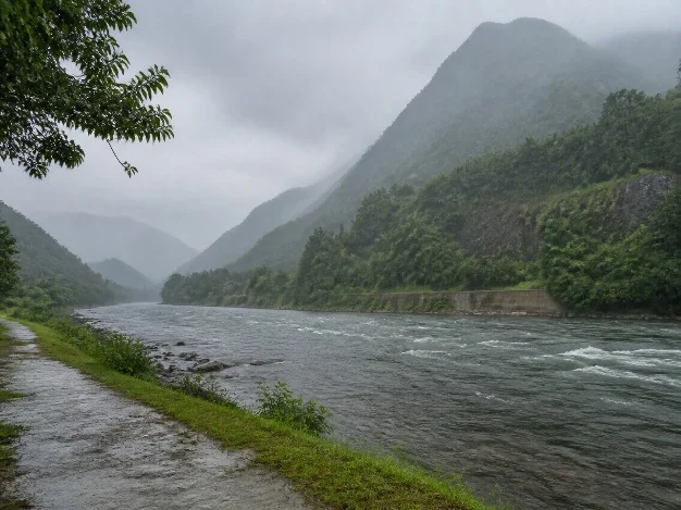 流域河道降雨监测场景