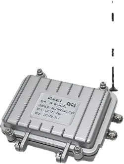 传感器经4G采集仪与云平台的数据链路