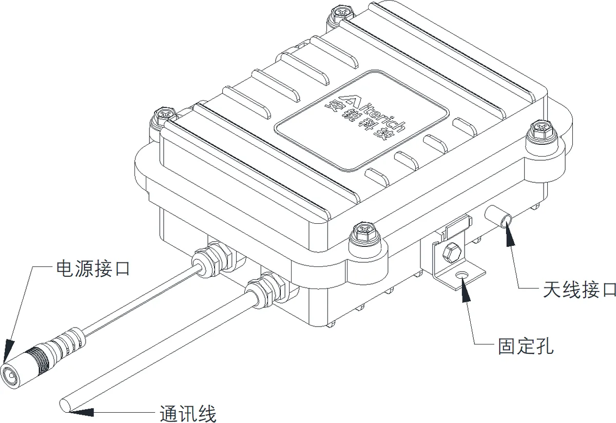 4G采集仪 RS485 Modbus 多设备总线接入示意